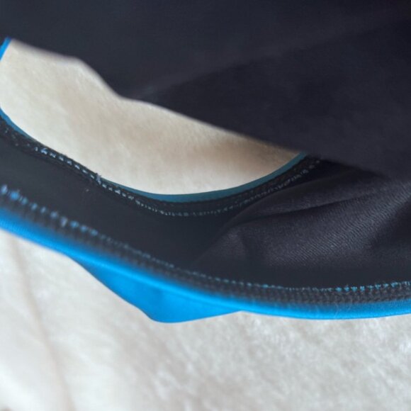 Ocean Pacific OP Vintage Palm Trees Beach Print Neon Halter Pads Bra Swim Suit L - Picture 10 of 16